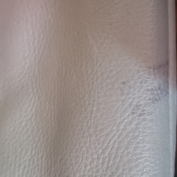 Fossil Vintage 1990s Light Blue Pebbled Leather Crossbody Shoulder Bag - Picture 13 of 13